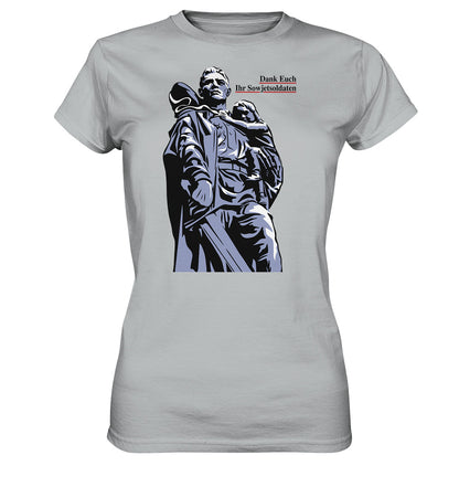 DDR Ostalgie Shirt Mädels • DANK EUCH IHR SOWJETSOLDATEN (DDR ORIGINAL-PLAKAT)