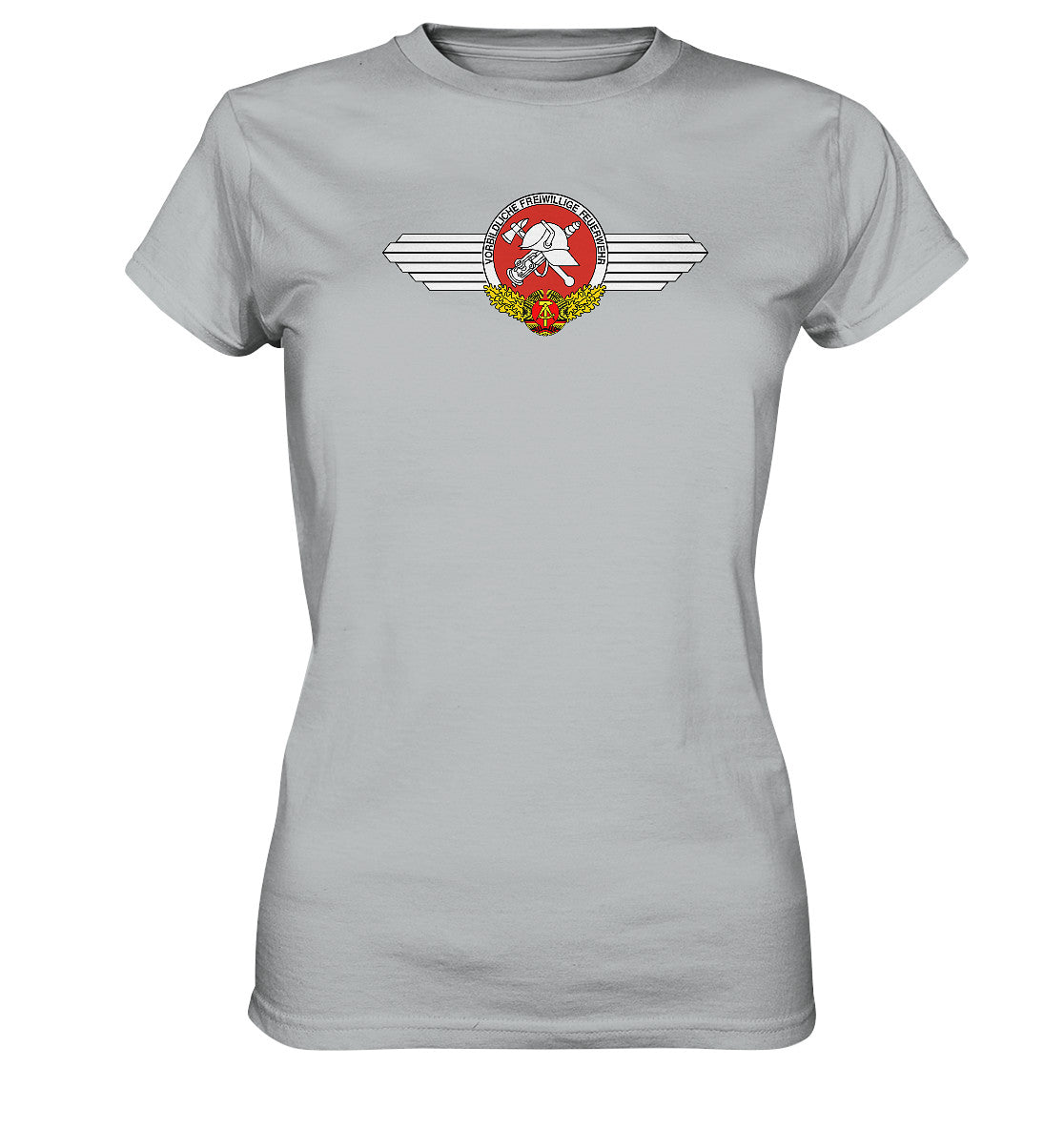 DDR Ostalgie Shirt Mädels • VORBILDLICHE FREIWILLIGE FEUERWEHR DER DDR