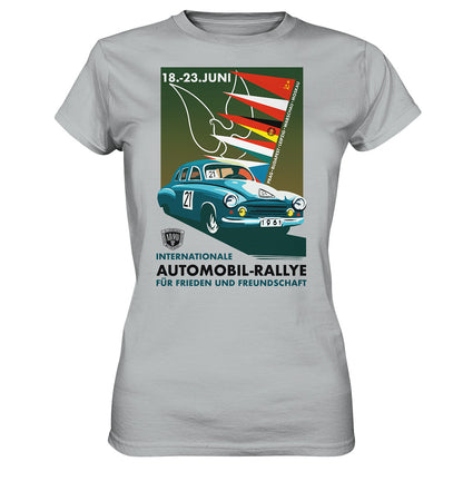 DDR Ostalgie Shirt Mädels • INTERNATIONALE RALLYE WARTBURG 1961 (ORIGINAL-PLAKAT)