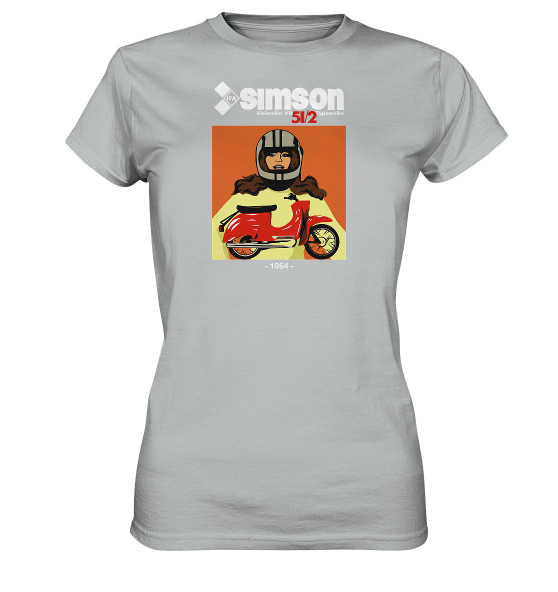 DDR Ostalgie Shirt Mädels • SIMSON SCHWALBE KR51-2 (1964)