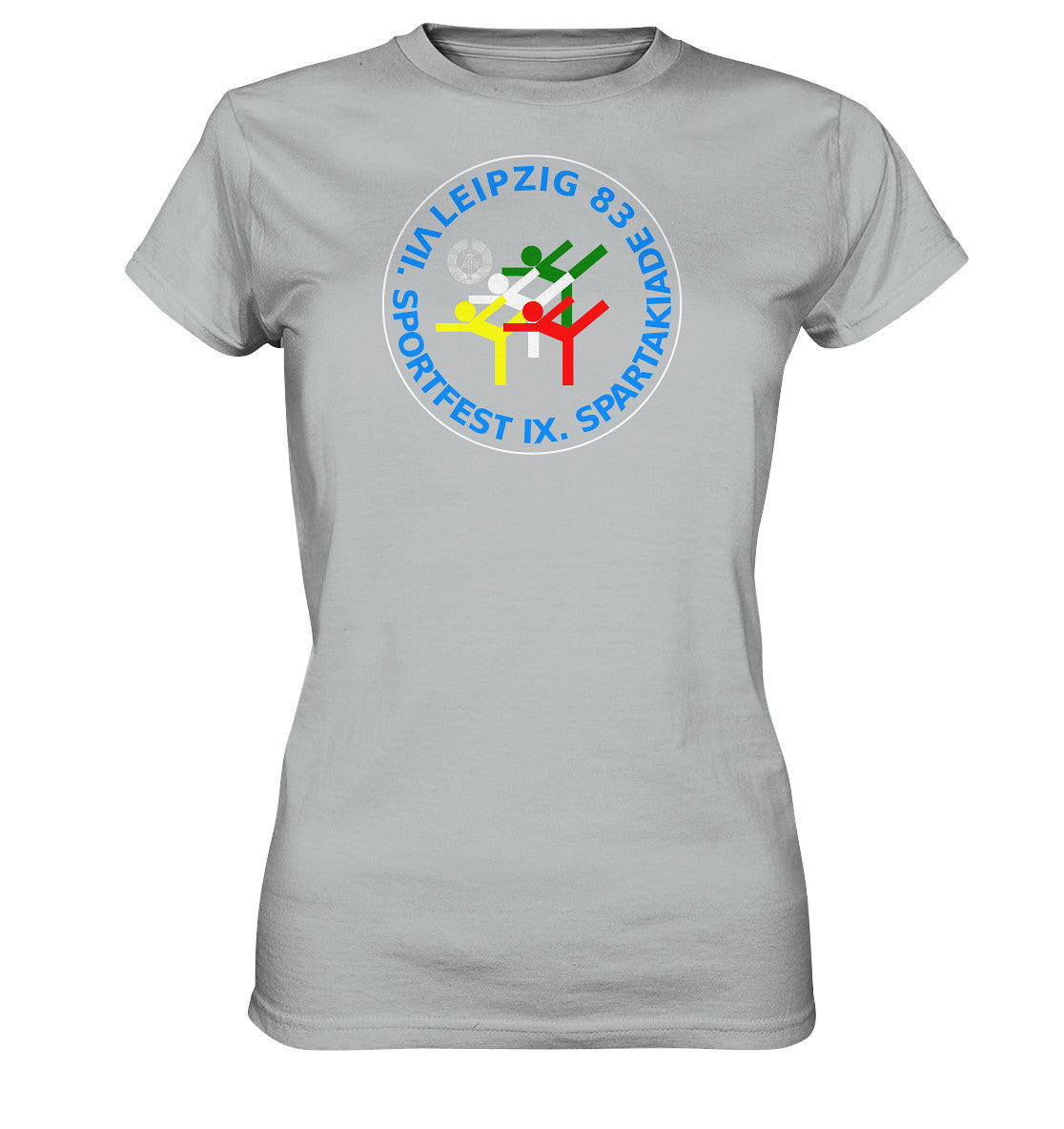 DDR Ostalgie Shirt Mädels • SPARTAKIADE LEIPZIG - transparent