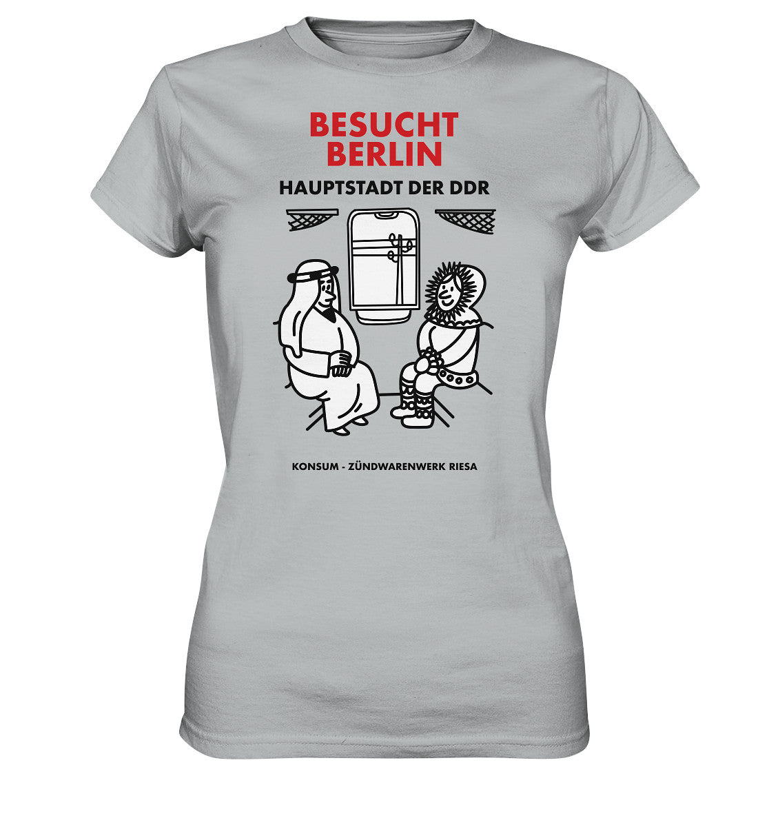 DDR Ostalgie Shirt Mädels • RIESA STREICHHÖLZER - BESUCHT BERLIN