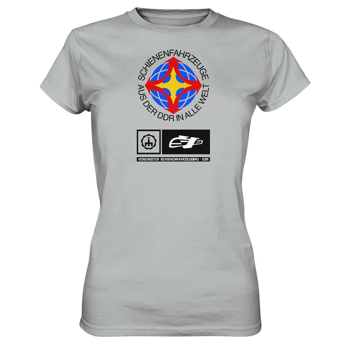 DDR Ostalgie Shirt Mädels • VEREINIGTER SCHIENENFAHRZEUGBAU DDR