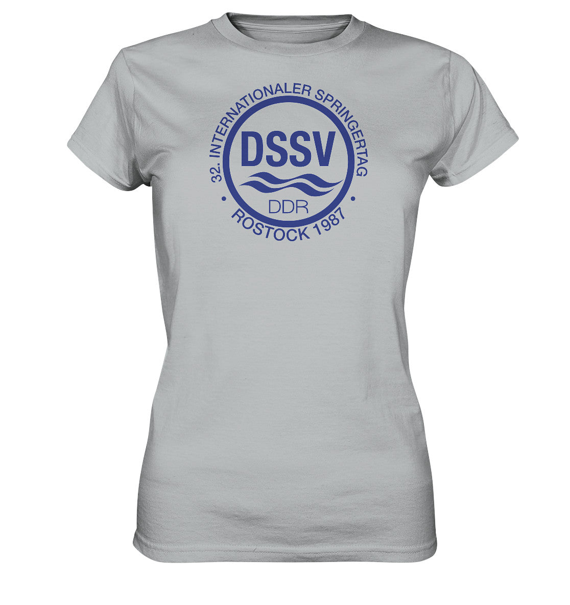 DDR Ostalgie Shirt Mädels • INTERNATIONALER SPRINGERTAG - ROSTOCK 1987 - hell