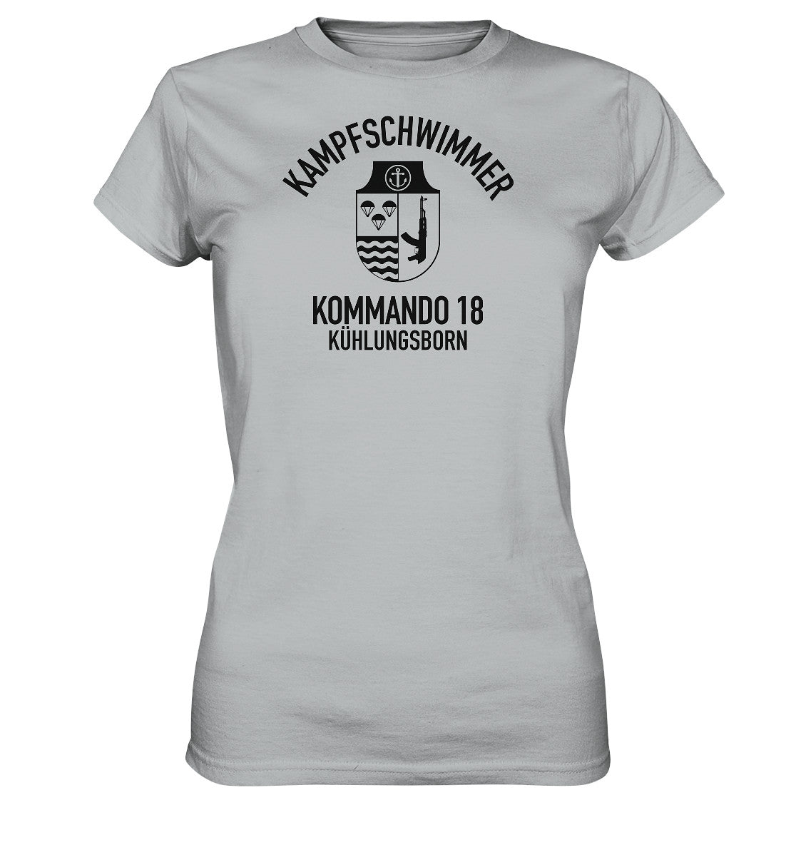 DDR Ostalgie Shirt Mädels •  DDR KAMPFSCHWIMMER KÜHLUNGSBORN - hell