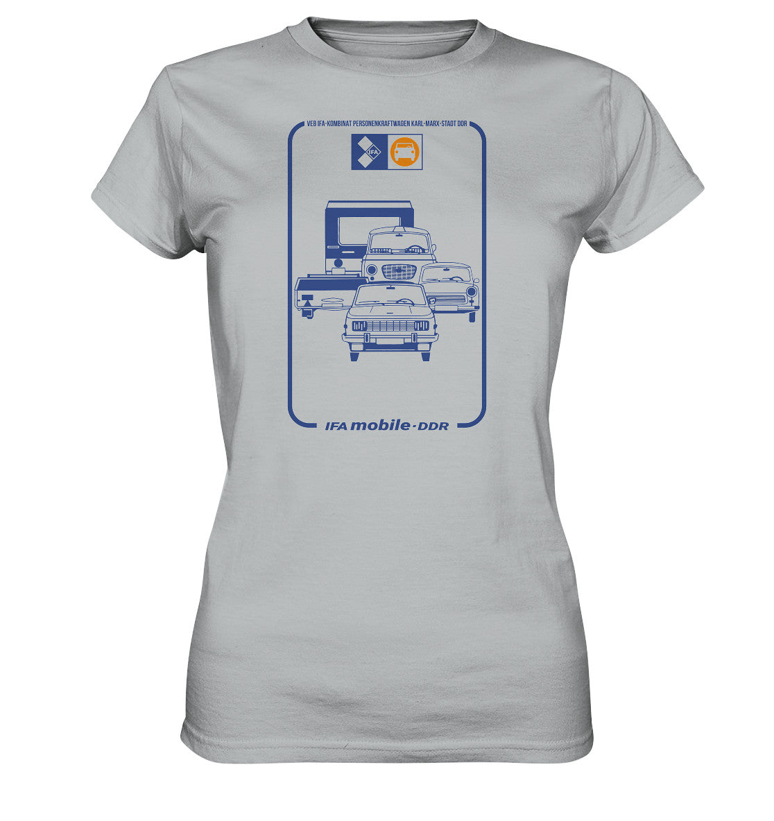 DDR Ostalgie Shirt Mädels • VEB IFA-KOMBINAT PKW KARL-MARX-STADT