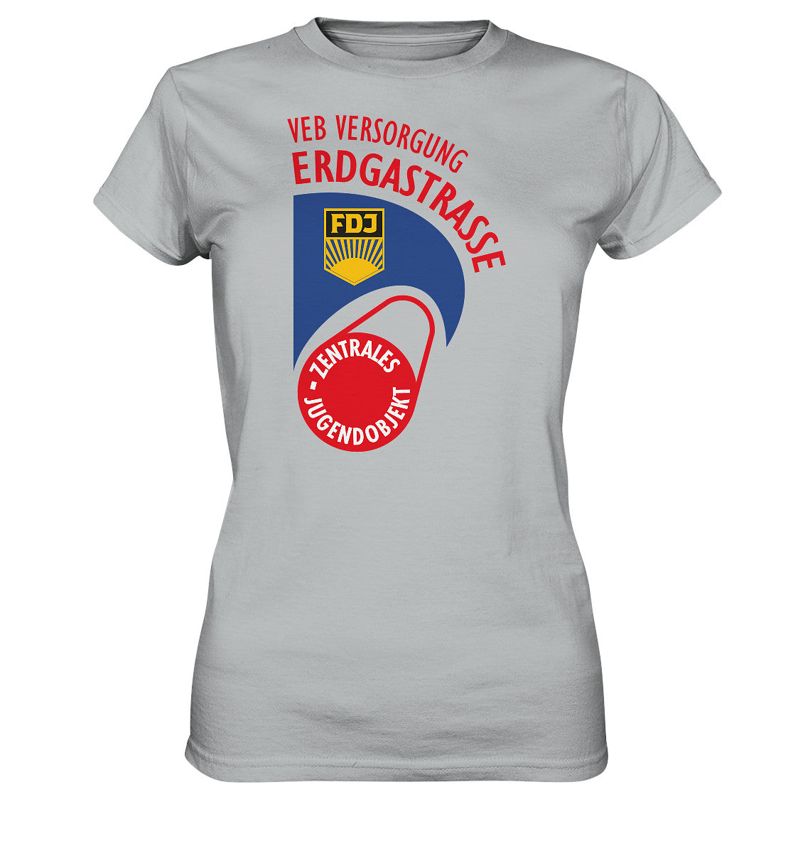 DDR Ostalgie Shirt Mädels • VEB VERSORGUNG ERDGASTRASSE