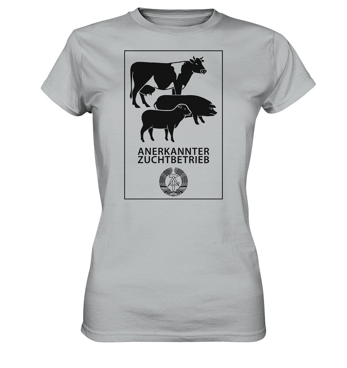 DDR Ostalgie Shirt Mädels • ANERKANNTER ZUCHTBETRIEB (ORIGINALSCHILD)