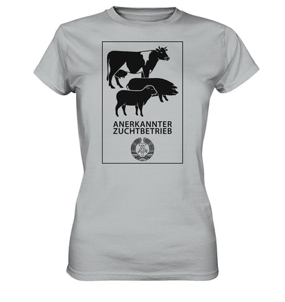 DDR Ostalgie Shirt Mädels • ANERKANNTER ZUCHTBETRIEB (ORIGINALSCHILD)