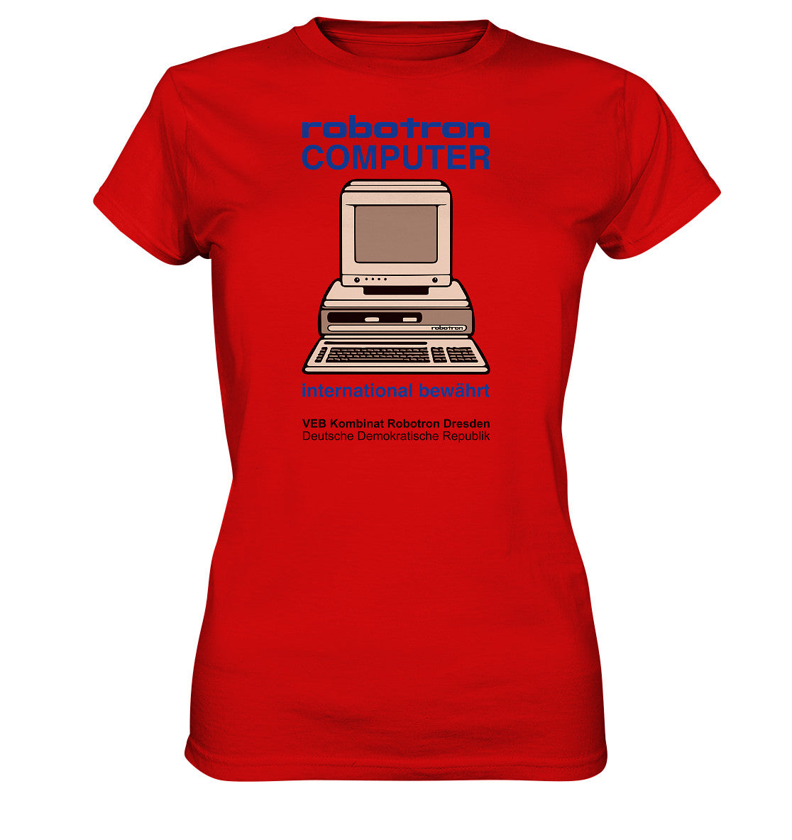DDR Ostalgie Shirt Mädels • ROBOTRON COMPUTER DRESDEN
