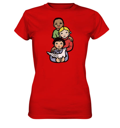 DDR Ostalgie Shirt Mädels • WELTFRIEDEN - WORLD PEACE, LI BING-FAN 1967