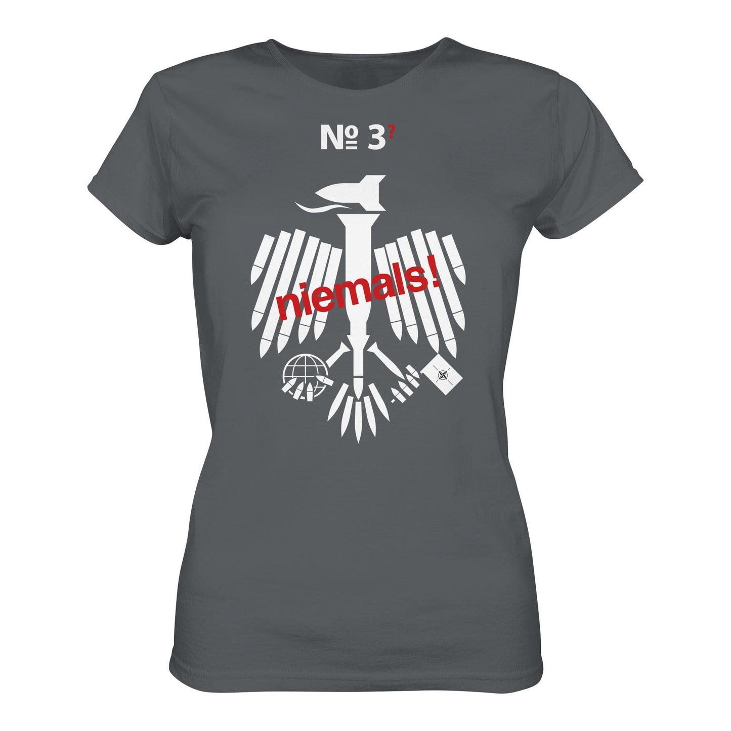 DDR Ostalgie Shirt Mädels • 3. WELTKRIEG NIEMALS! ANTI-NATO (ORIGINAL POSTER)