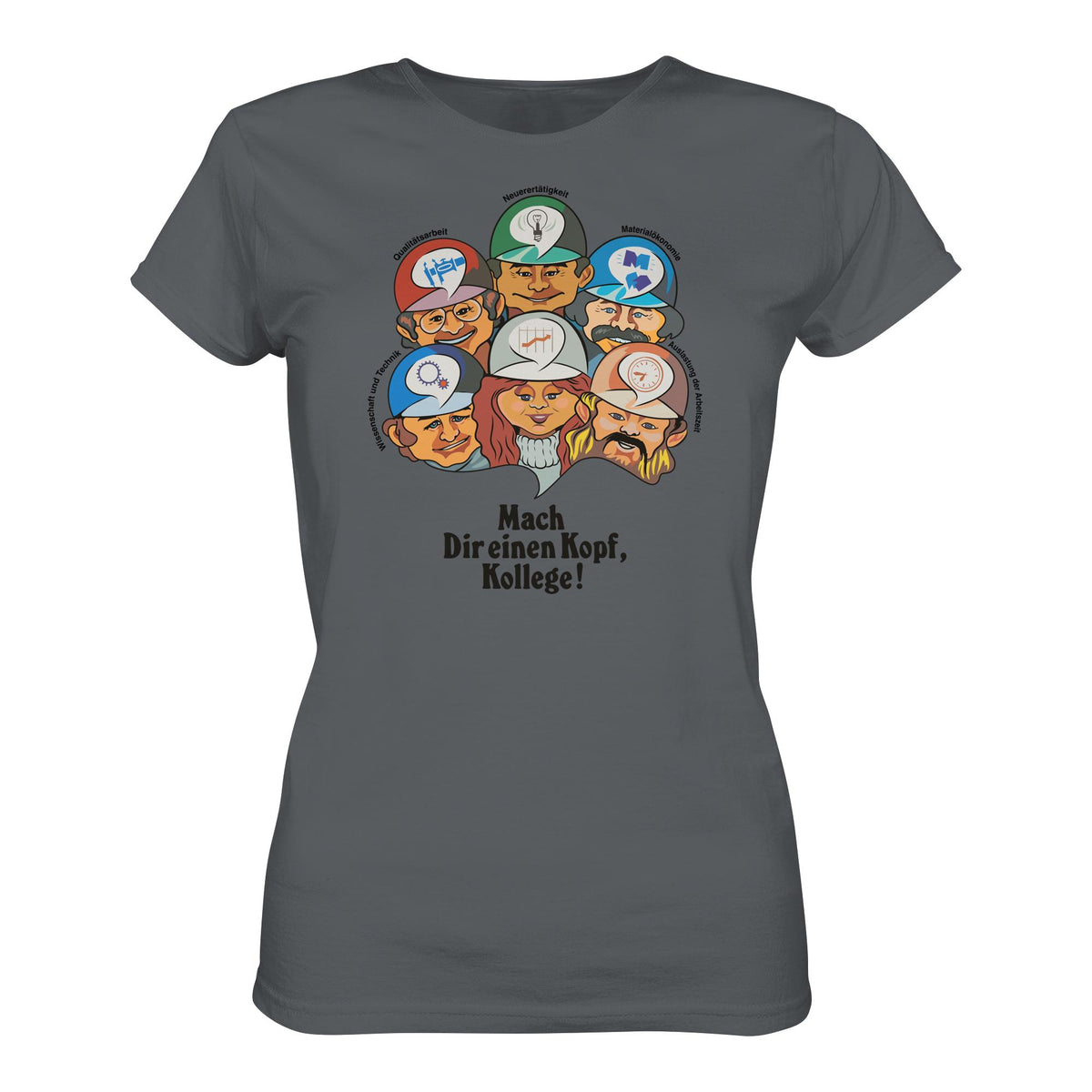 DDR Ostalgie Shirt Mädels • MACH DIR EINEN KOPF, KOLLEGE