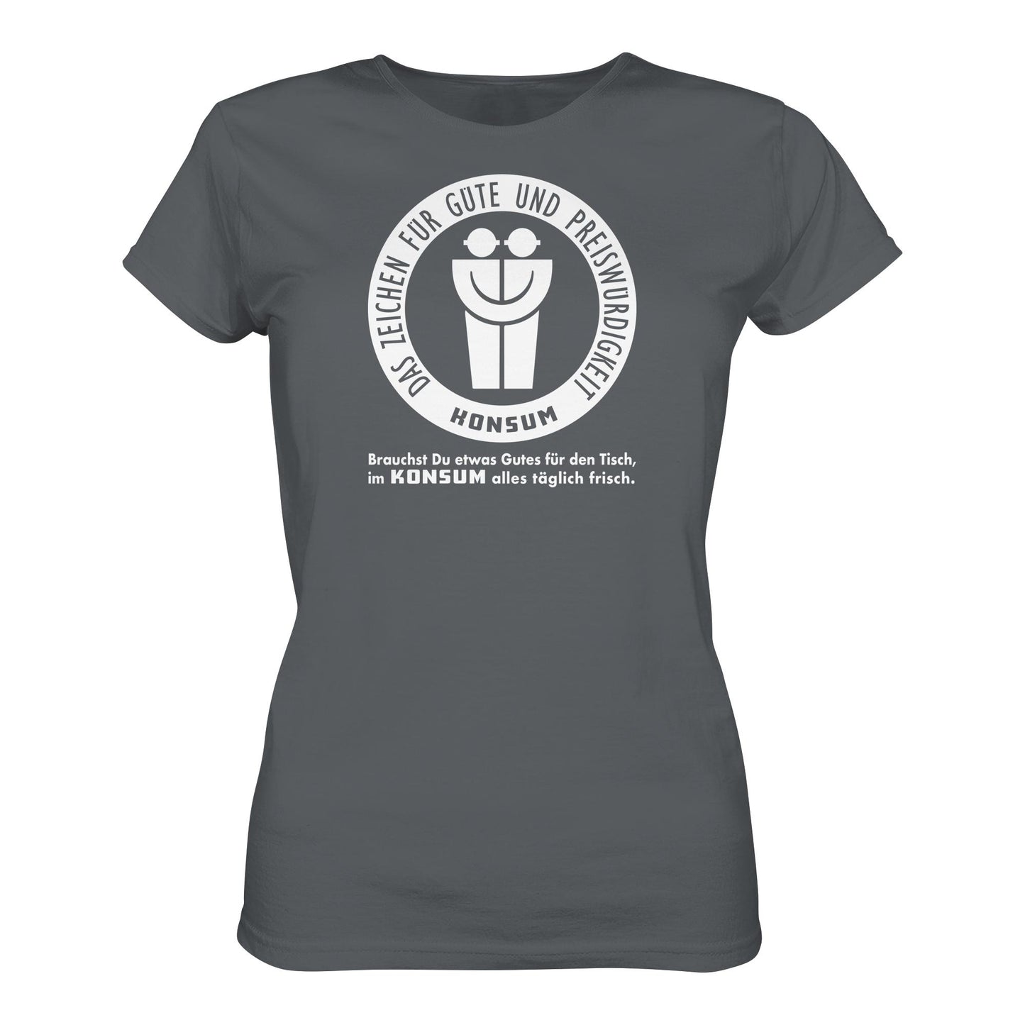 DDR Ostalgie Shirt Mädels • KONSUM - DAS ZEICHEN FÜR GÜTE UND PREISWÜRDIGKEIT