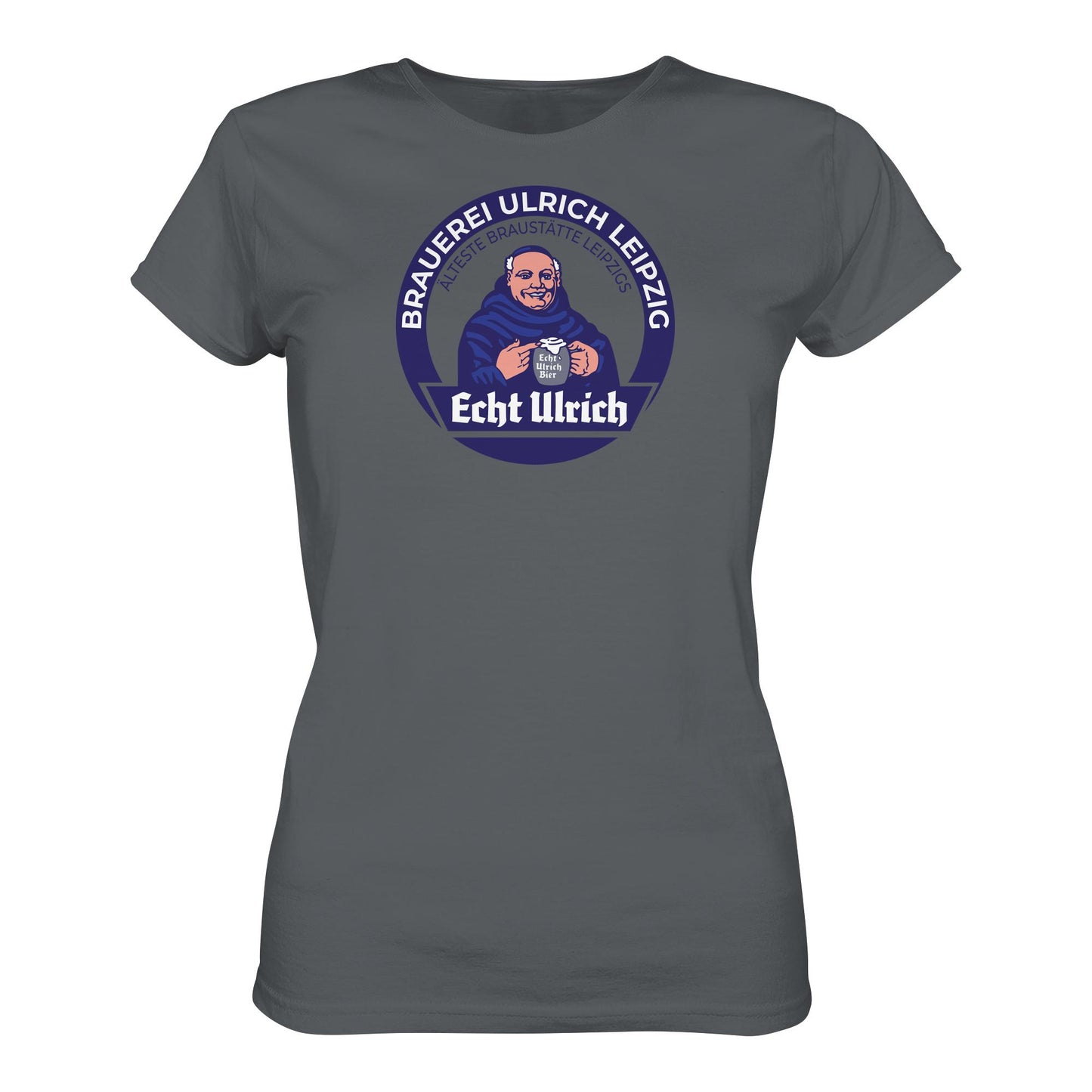 DDR Ostalgie Shirt Mädels • ECHT ULRICH BIER LEIPZIG (ORIGINAL BIERDECKEL)