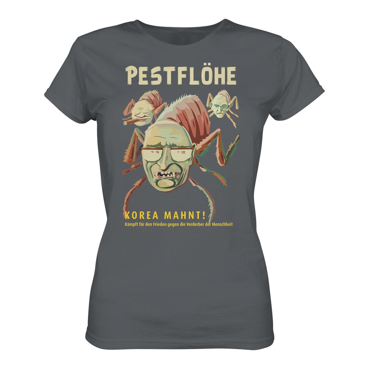 DDR Ostalgie Shirt Mädels • NATO-PESTFLÖHE - KOREA WARNT