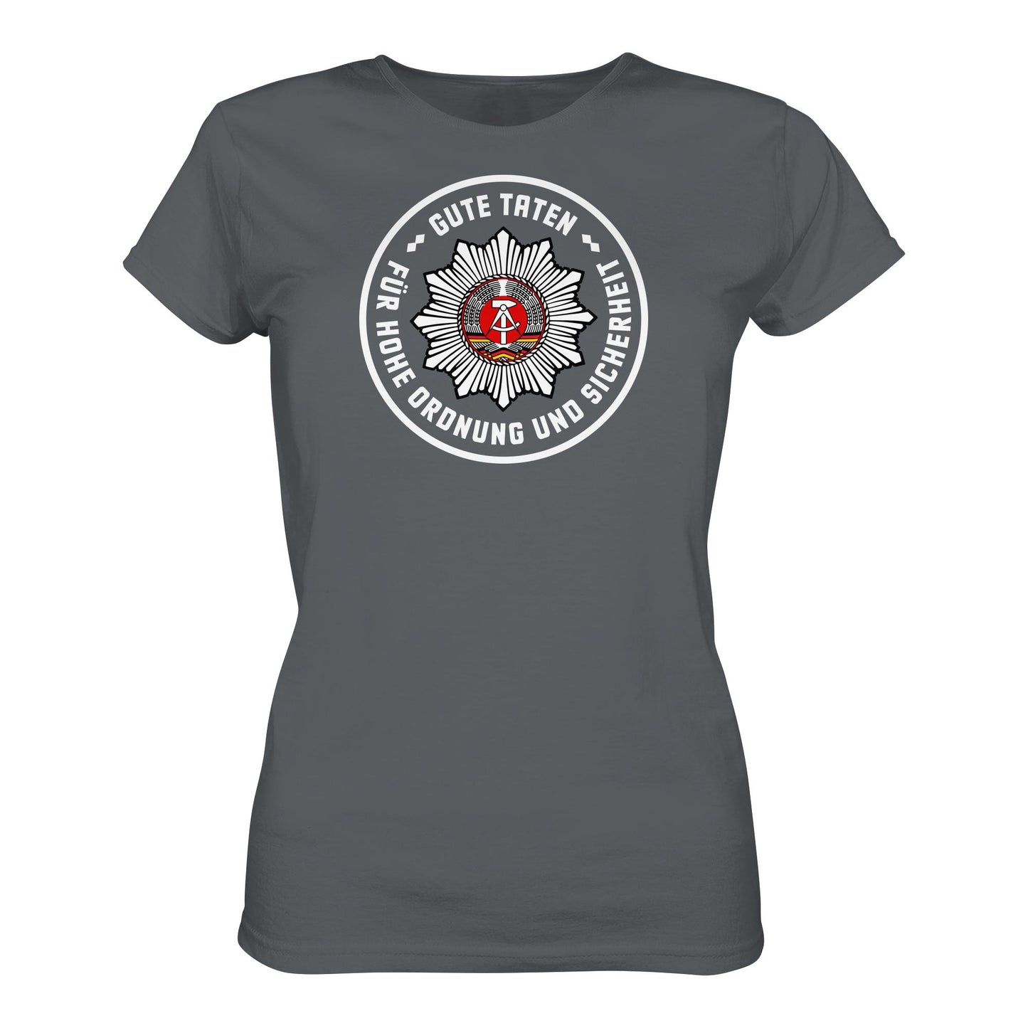 DDR Ostalgie Shirt Mädels • ABZEICHEN VOLKSPOLIZEI FÜR JUNGE PIONIERE