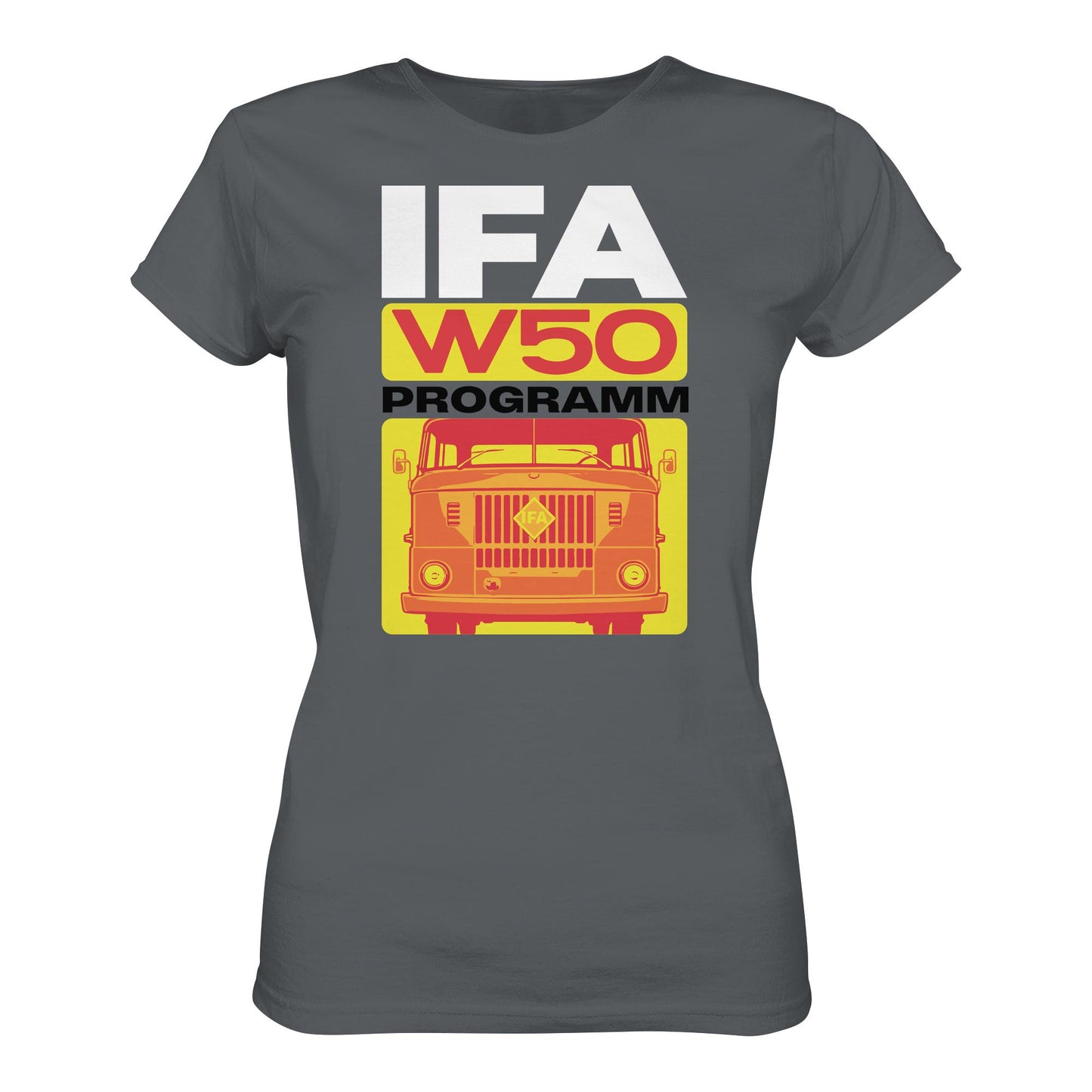 DDR Ostalgie Shirt Mädels • IFA W50 PROGRAMM (ORIGINAL COVER BROSCHÜRE)
