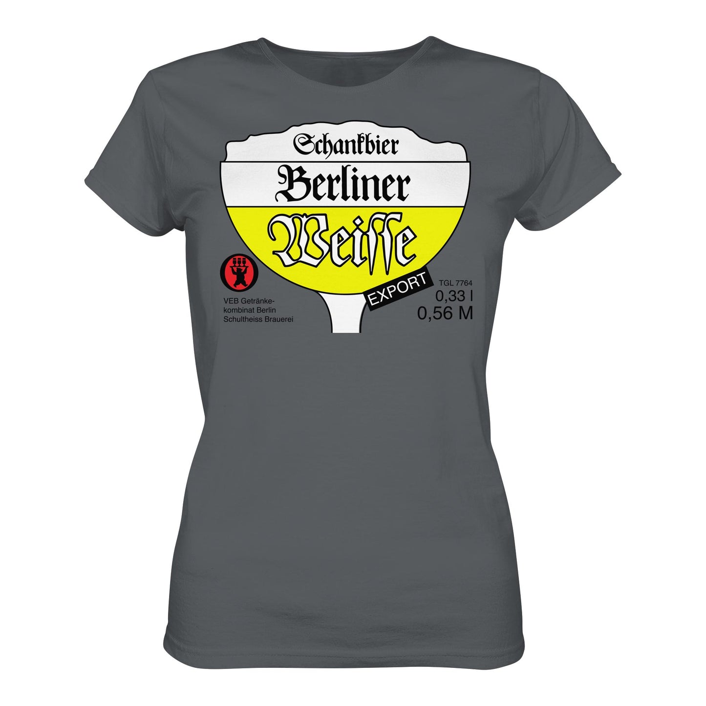 DDR Ostalgie Shirt Mädels • BERLINER WEISSE - VEB GETRÄNKEKOMBINAT BERLIN