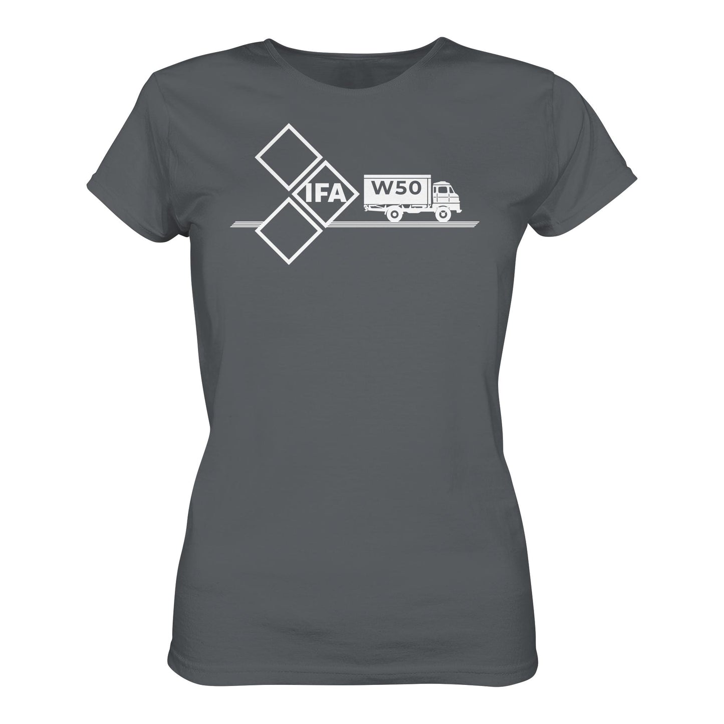 DDR Ostalgie Shirt Mädels • IFA W50 (ORIGINAL SCHILD)