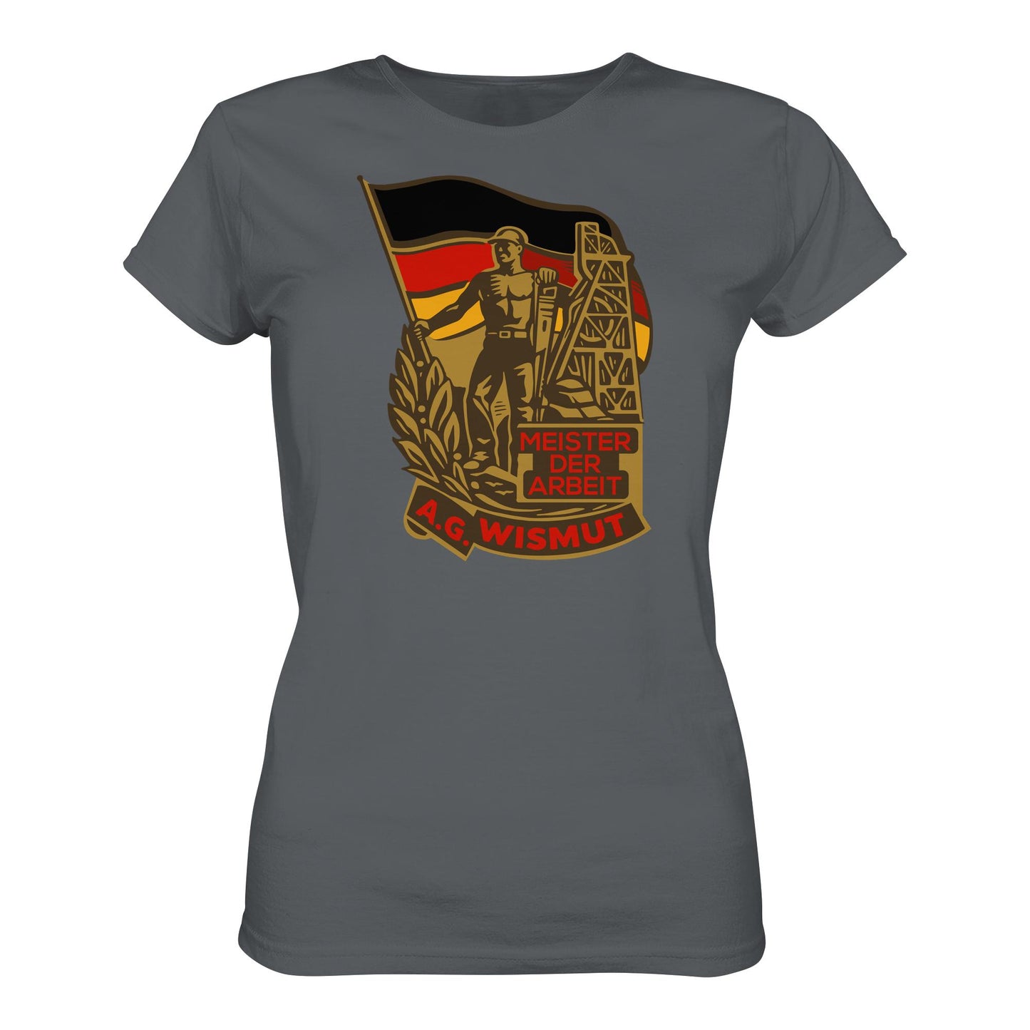 DDR Ostalgie Shirt Mädels • WISMUT - MEISTER DER ARBEIT