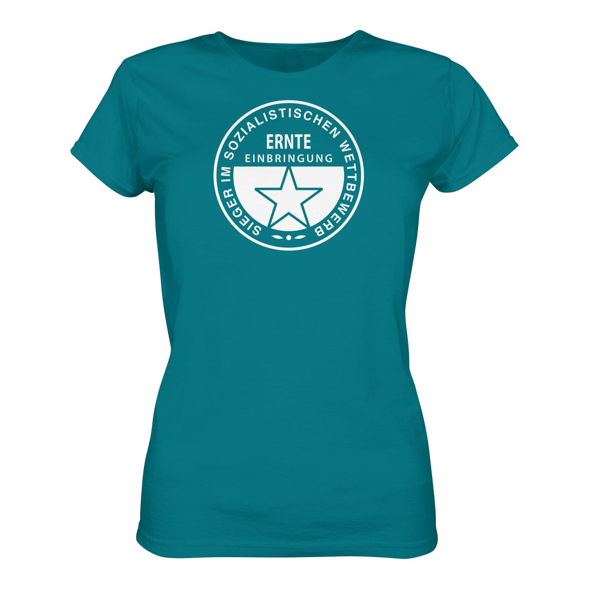 DDR Ostalgie Shirt Mädels • ERNTE-EINBRINGUNG - SIEGER (ORIGINAL-MEDAILLE)