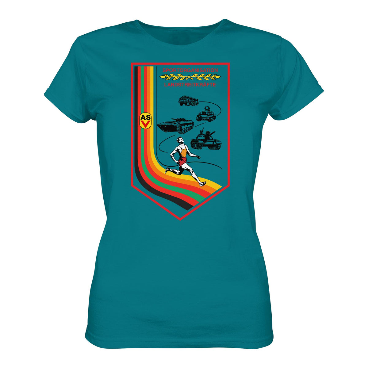NVA ASV - SPORTORGANISATION LANDSTREITKRÄFTE | DDR Ostalgie Shirt Mädels