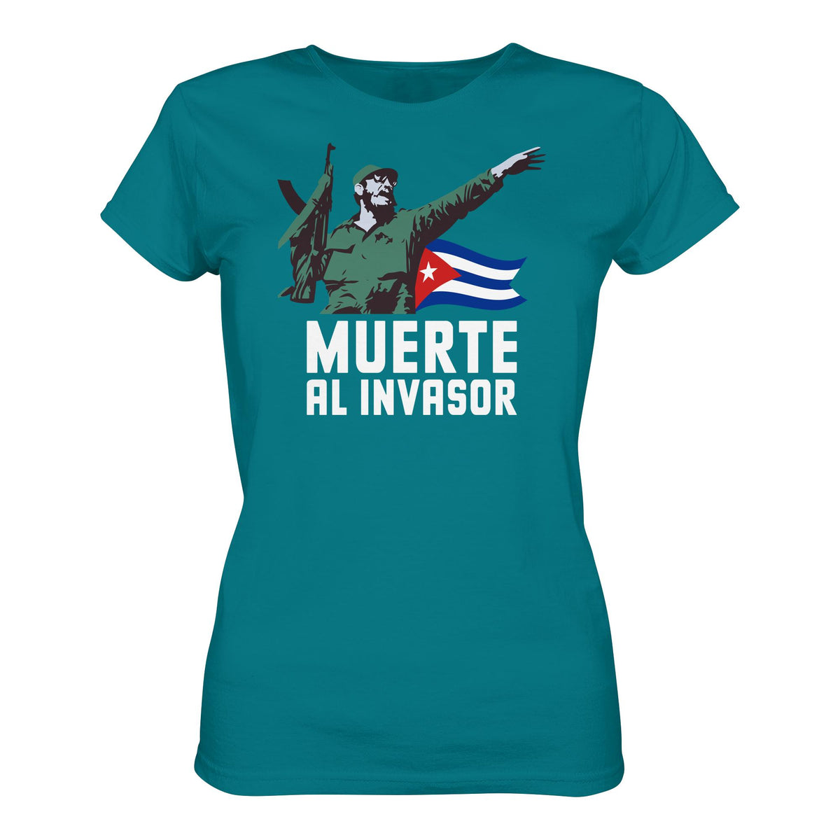 DDR Ostalgie Shirt Mädels • KUBA - MUERTE AL INVASOR