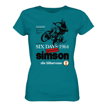 DDR Ostalgie Shirt Mädels • SIMSON GEWINNT SILBERVASE - SIX DAYS 1964