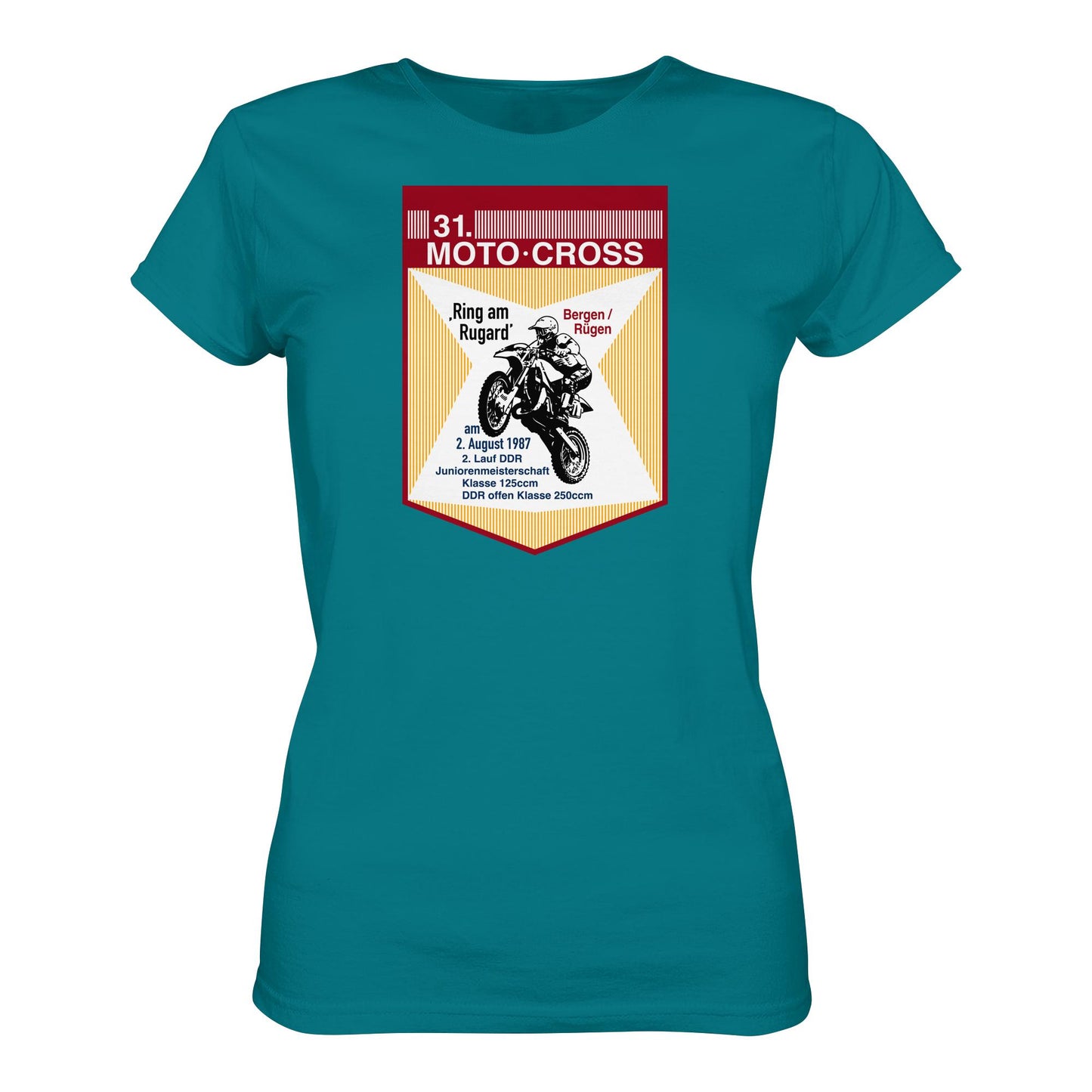 DDR Ostalgie Shirt Mädels • 31. MOTO-CROSS DDR-MEISTERSCHAFT - 1987 BERGEN RÜGEN