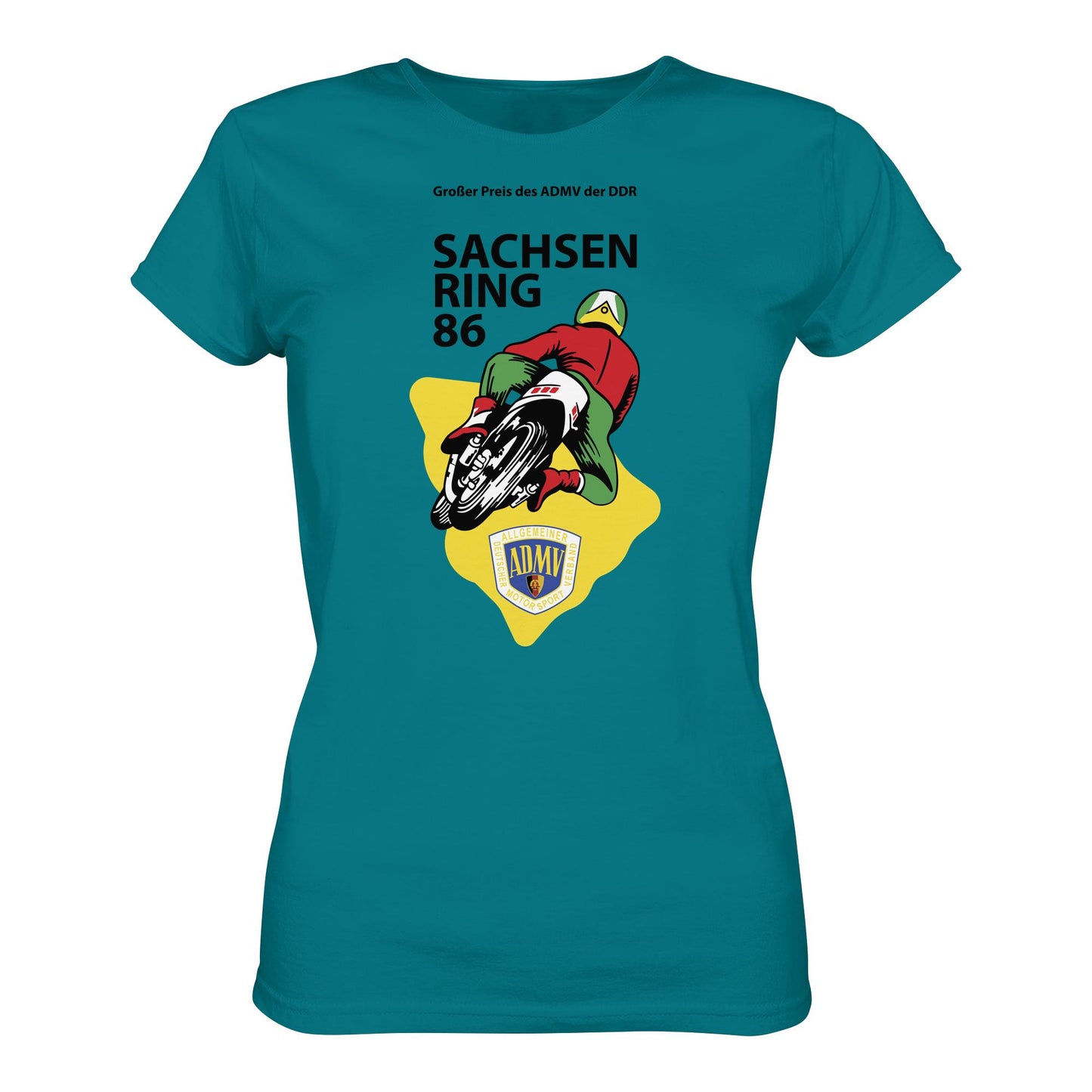 DDR Ostalgie Shirt Mädels • GROSSER PREIS DER DDR - SACHSENRING 1986