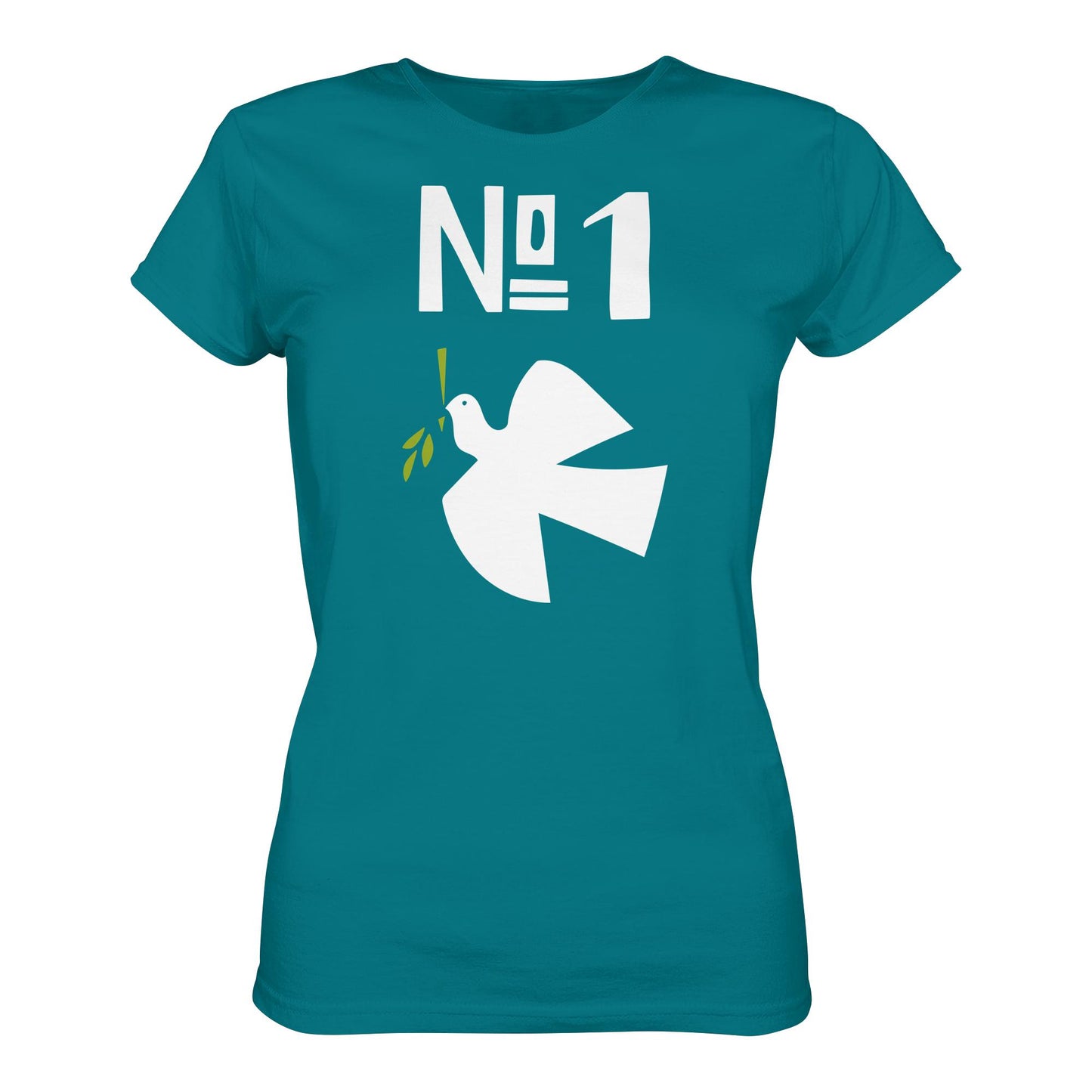 DDR Ostalgie Shirt Mädels • NO. 1 PRIORITÄT - FRIEDEN! (ORIGINAL PLAKAT)