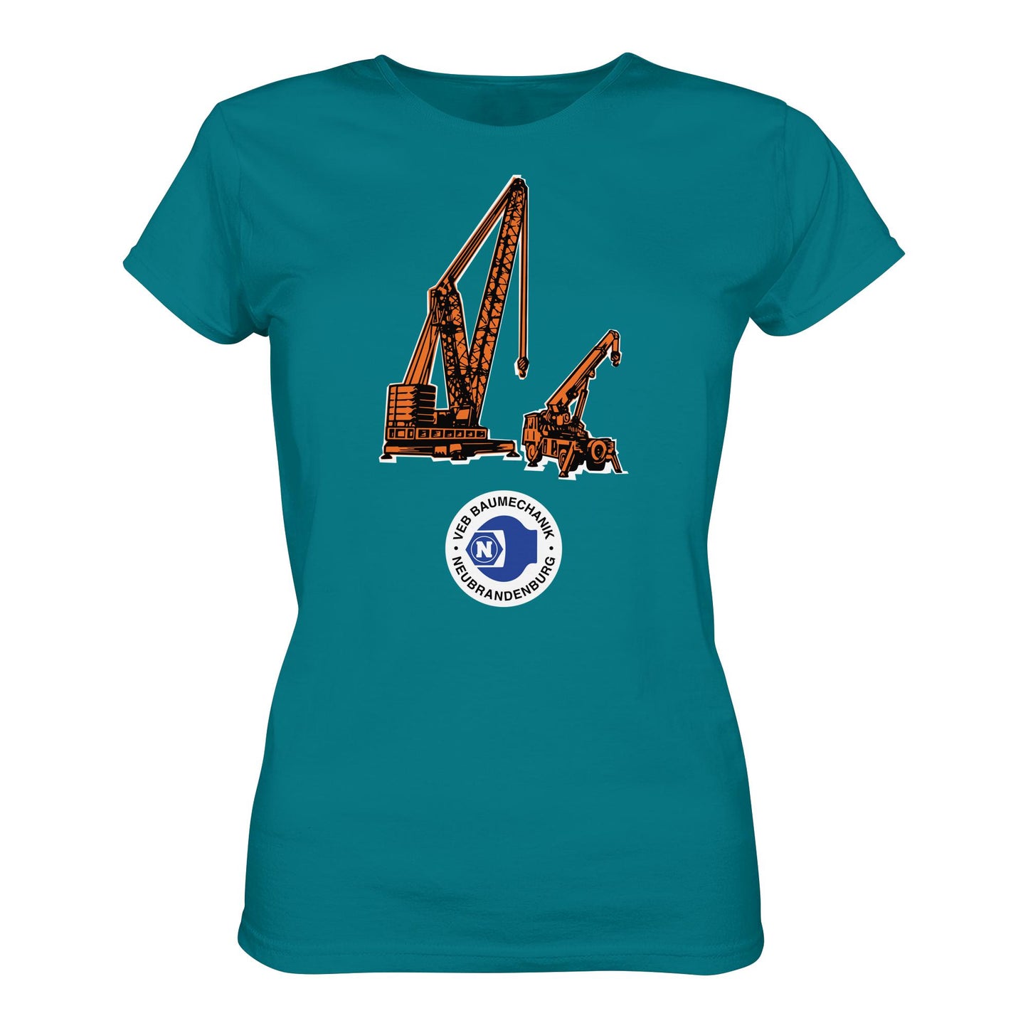 DDR Ostalgie Shirt Mädels • VEB BAUMECHANIK NEUBRANDENBURG