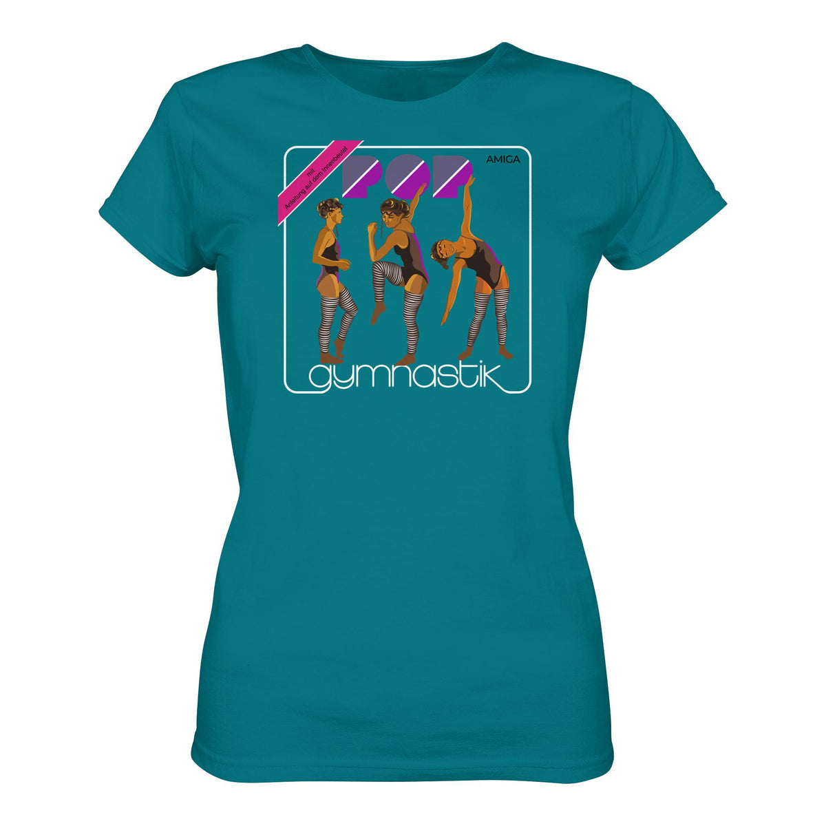 DDR Ostalgie Shirt Mädels • AMIGA POP-GYMNASTIK (ORIGINAL PLATTENCOVER)