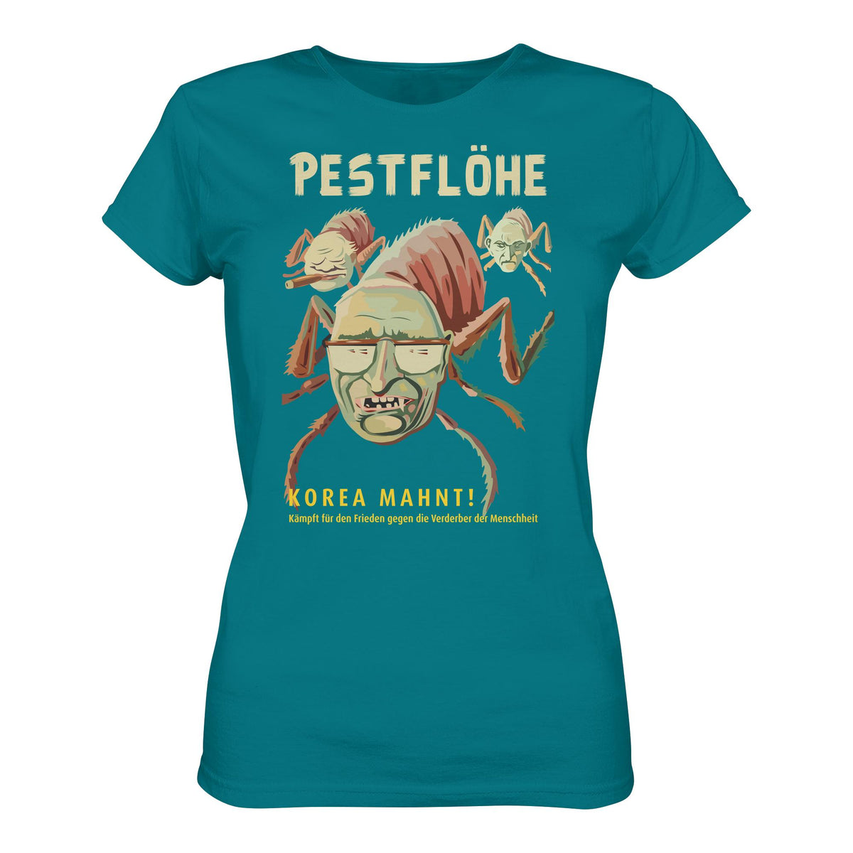 DDR Ostalgie Shirt Mädels • NATO-PESTFLÖHE - KOREA WARNT