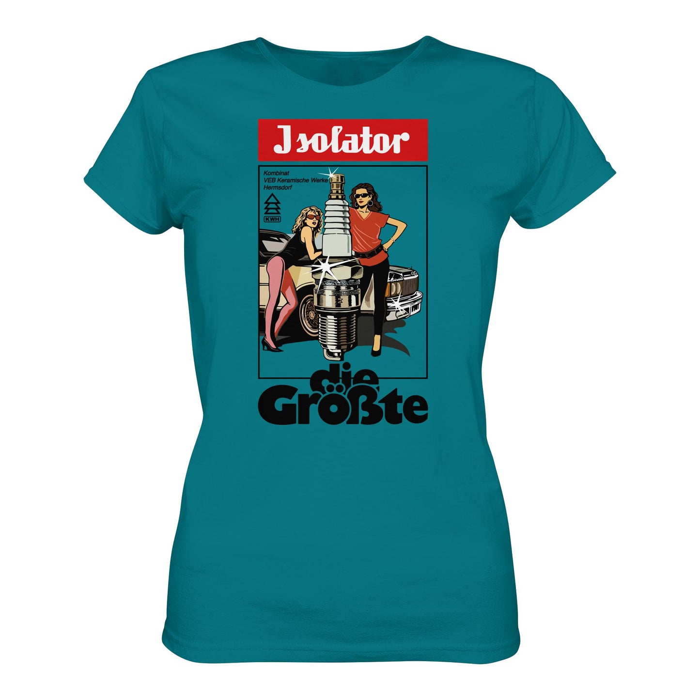 DDR Ostalgie Shirt Mädels • ISOLATOR - DIE GRÖSSTE (ORIGINAL POSTER)
