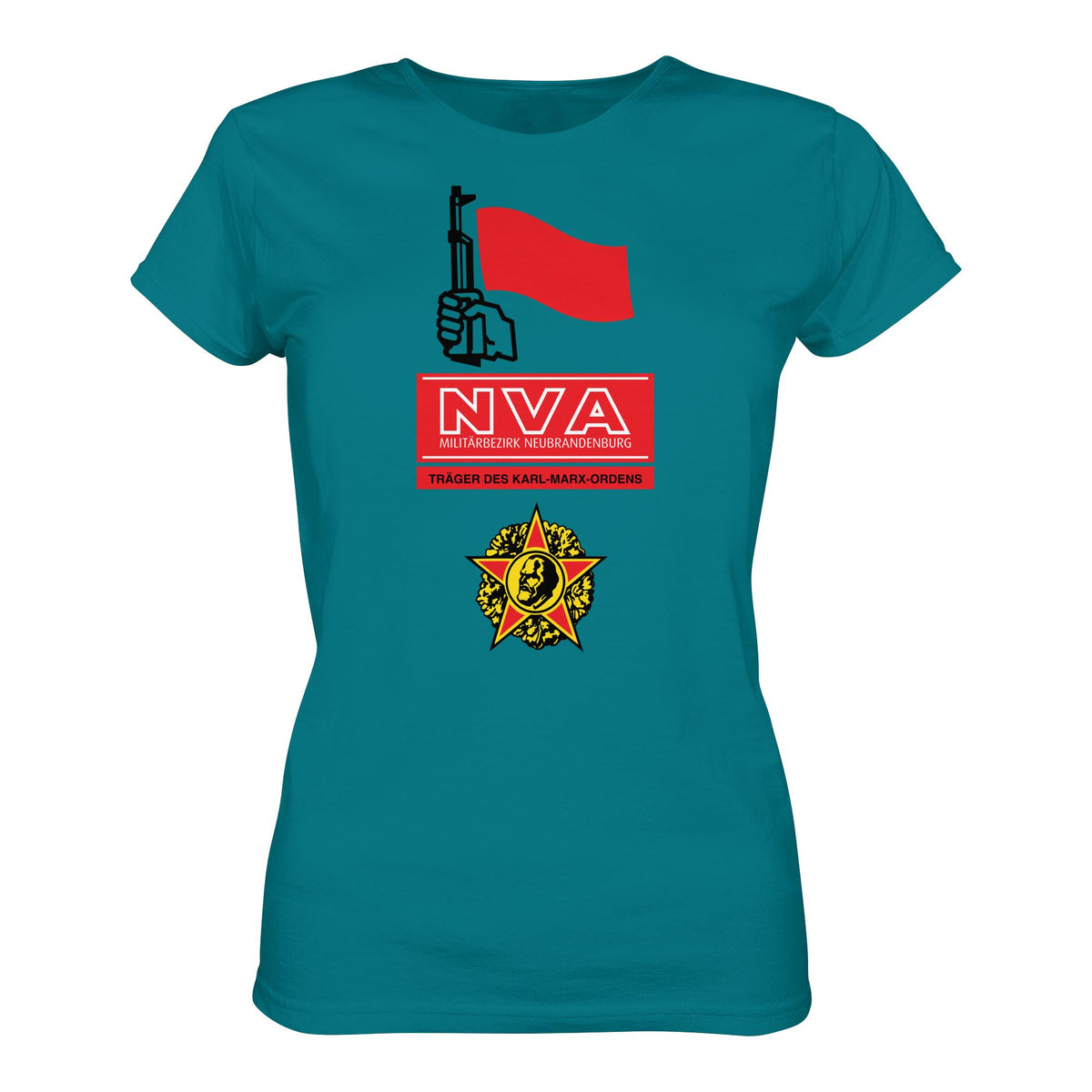 DDR Ostalgie Shirt Mädels • NVA - MILITÄRBEZIRK NEUBRANDENBURG