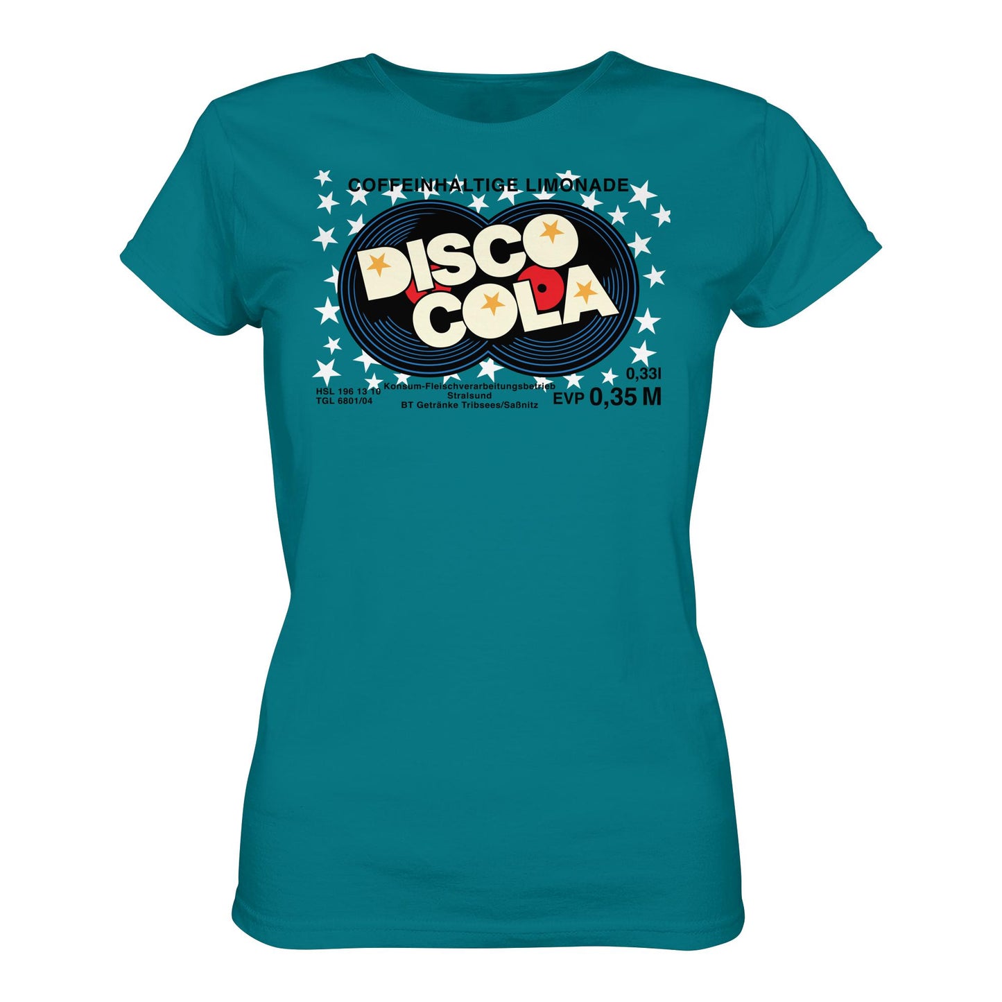 DDR Ostalgie Shirt Mädels • DISCO COLA - ORIGINAL ETIKETT