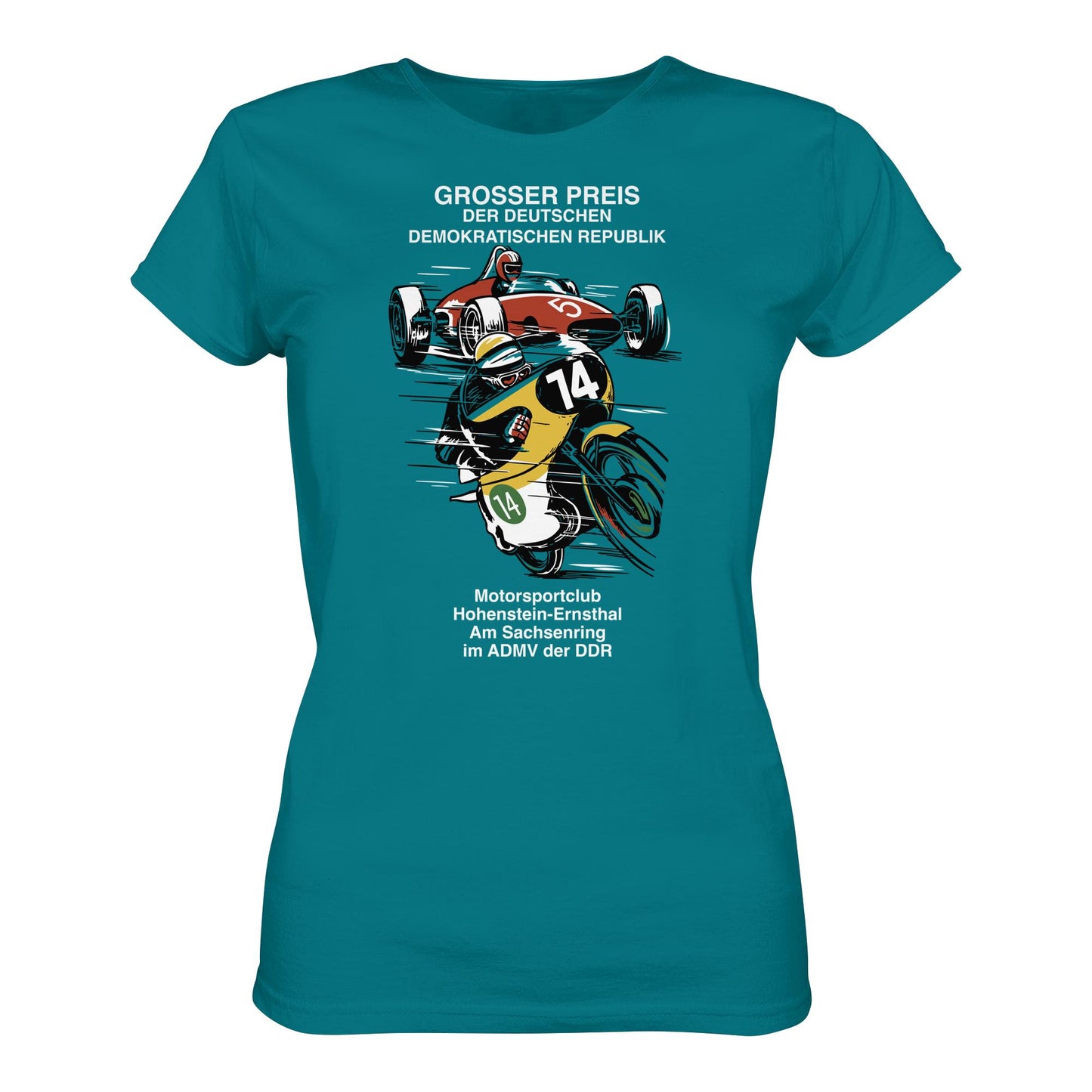 DDR Ostalgie Shirt Mädels • MOTORSPORT HOHENSTEIN-ERNSTHAL - GROSSER PREIS DER DDR