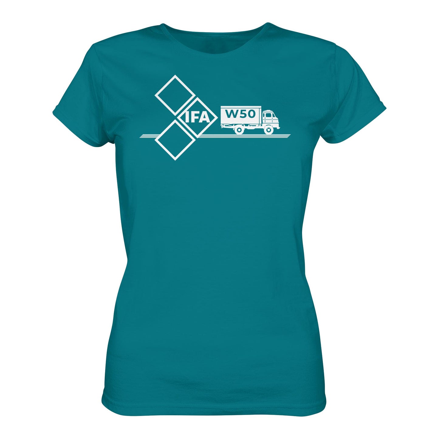 DDR Ostalgie Shirt Mädels • IFA W50 (ORIGINAL SCHILD)