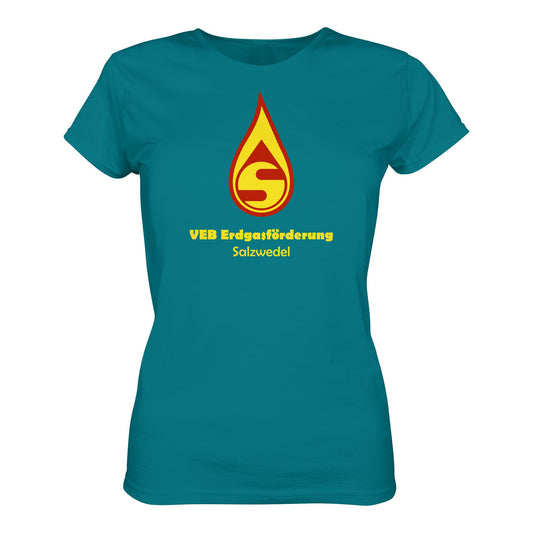 DDR Ostalgie Shirt Mädels • VEB ERDGASFÖRDERUNG SALZWEDEL