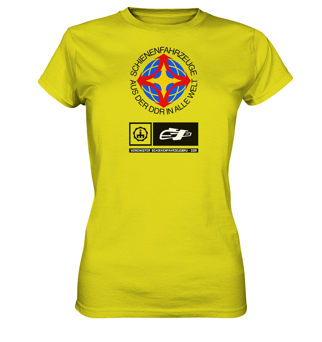 DDR Ostalgie Shirt Mädels • VEREINIGTER SCHIENENFAHRZEUGBAU DDR