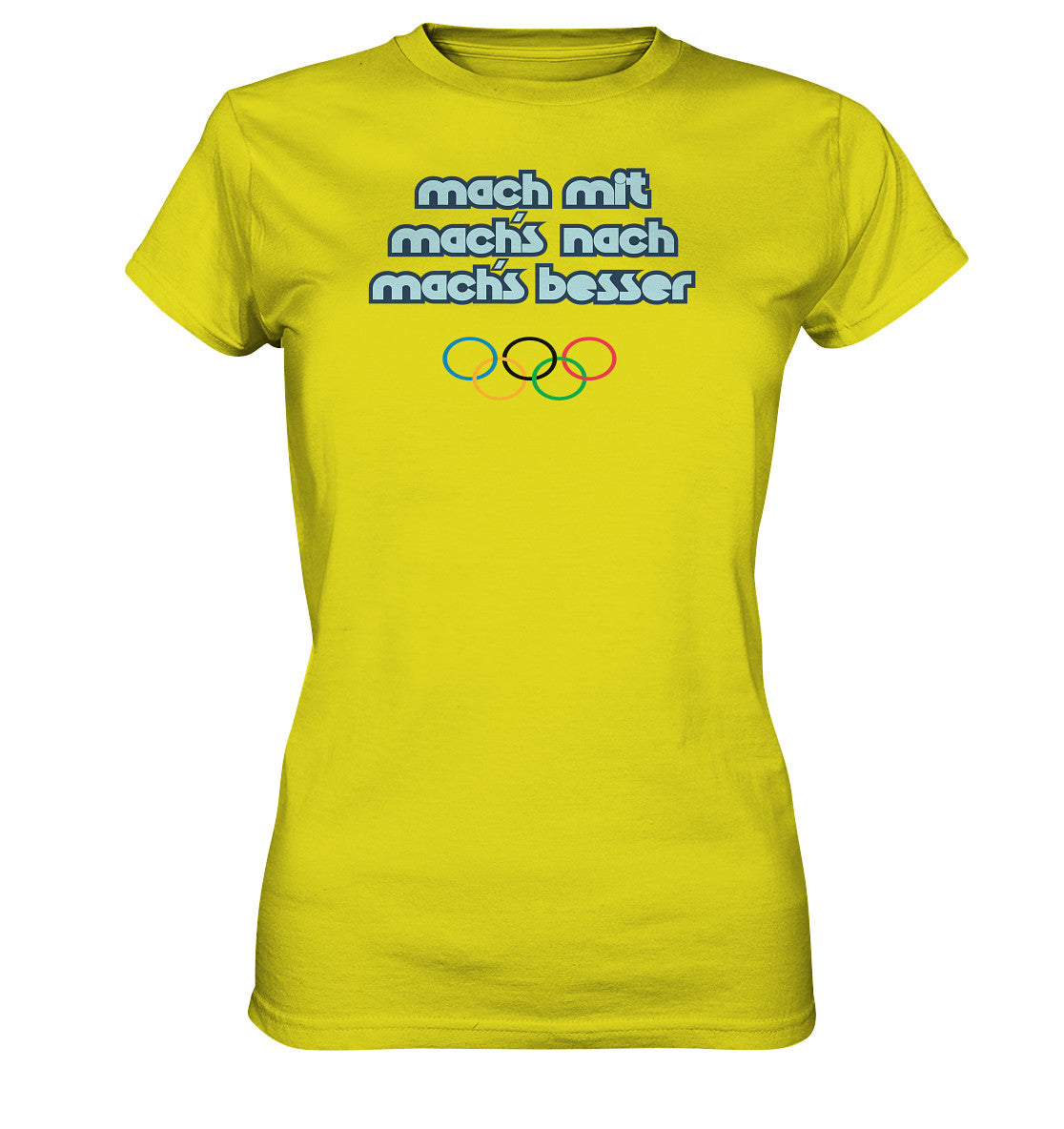 DDR Ostalgie Shirt Mädels • MACHMIT MACHSNACH MACHSBESSER