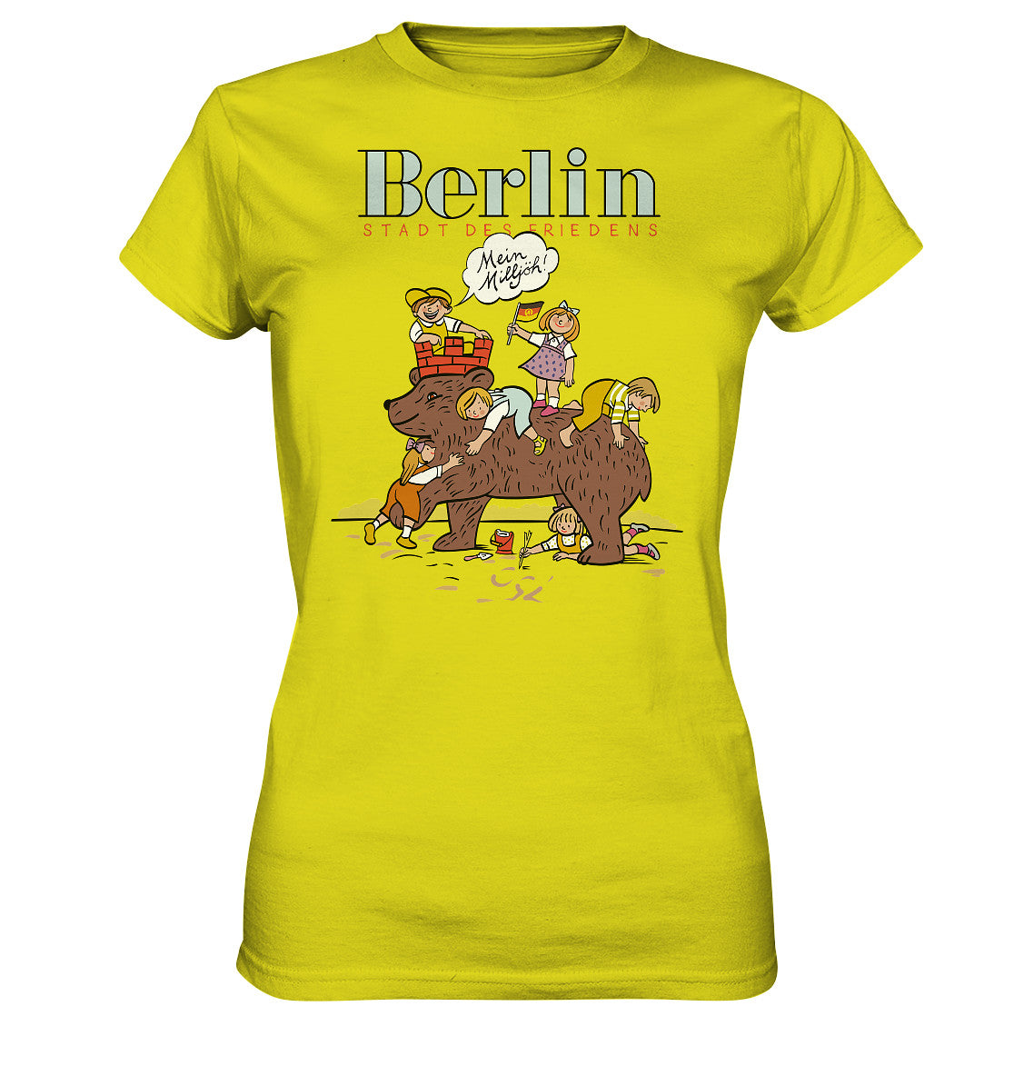 DDR Ostalgie Shirt Mädels • BERLIN - STADT DES FRIEDENS
