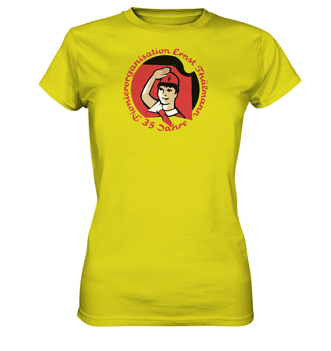DDR Ostalgie Shirt Mädels • 35 JAHRE PIONIERORGANISATION ERNST THÄLMANN