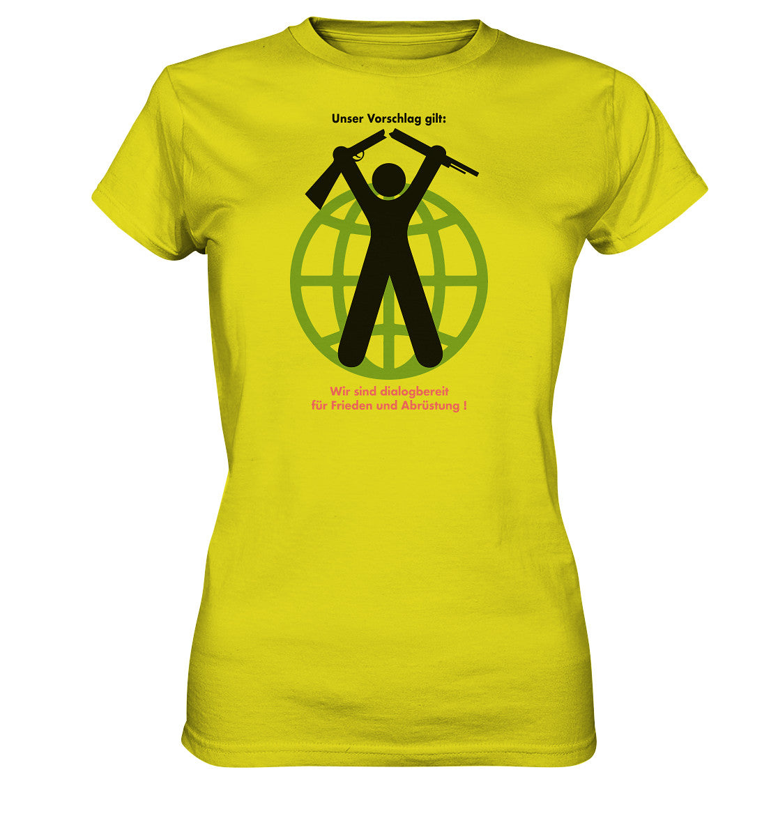 DDR Ostalgie Shirt Mädels • FRIEDEN UND ABRÜSTUNG