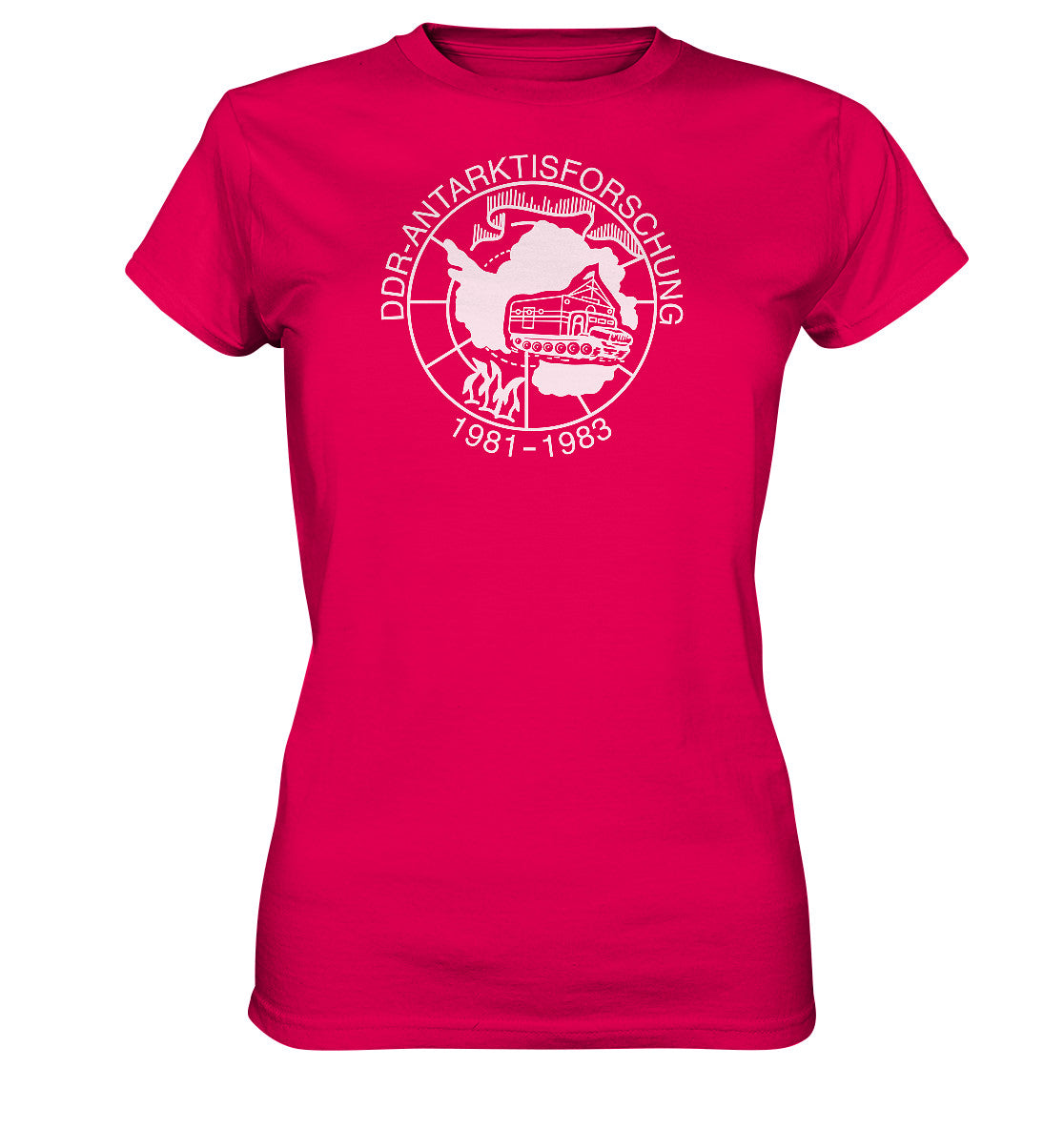 DDR Ostalgie Shirt Mädels • ANTARKTISFORSCHUNG DER DDR - 1981-1983