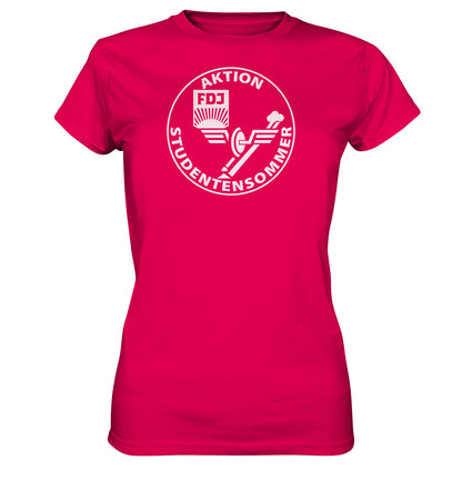 DDR Ostalgie Shirt Mädels • FDJ AKTION STUDENTENSOMMER