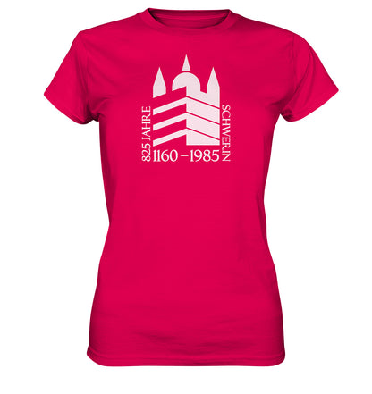 DDR Ostalgie Shirt Mädels • 825 JAHRE SCHWERIN - 1985