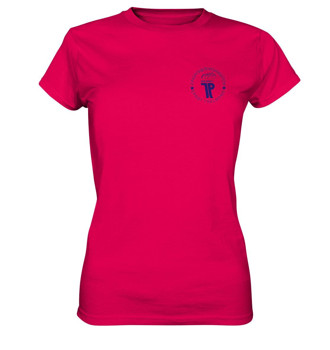 DDR Ostalgie Shirt Mädels • JUNGE PIONIERE - BRUST BADGE
